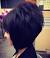 Very Short Angled Bob With Bangs