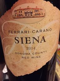 Iceberg, new york strip, smoked bacon, red onion, rosemary blue cheese dressing $ 22 2014 Ferrari Carano Siena Usa California Sonoma County Cellartracker