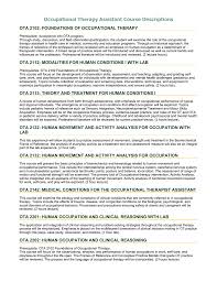 Check spelling or type a new query. Occupational Therapy Assistant Course Descriptions Ota 2102 Foundations Of Occupational Therapy
