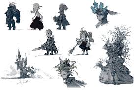 Character Concepts Characters Art Final Fantasy The 4 Heroes Of Light Anime Art Fantasy Character Art Character Concept
