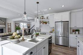 Unlike minimalist or modern kitchens, the farmhouse kitchen is brimming with personal details. Open Concept Modern Farmhouse Kitchen Farmhouse Kitchen Minneapolis By Cjc Interiors Houzz