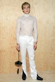 I'm not sure i know the difference. Cody Fern S Lacy Look Proves He S A Style Star In The Making Vogue
