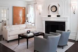 Armless dining chairs white and chrome (set of 2). Blue Accent Chairs Contemporary Living Room Mcgill Design Group