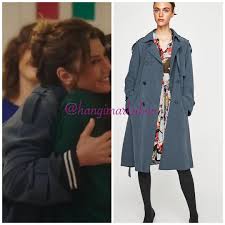 Gokce Bahadir In Ufaktefekcinayetler Dizisinde Giydigi Trenckot Zara Fiyati 349 95 Dizikiyafetleri Dizisponsorlari Gokcebahadi Trenckot Zara Instagram