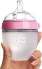 Natural Feel Baby Bottle, Pink, 5 Ounces Comotomo 