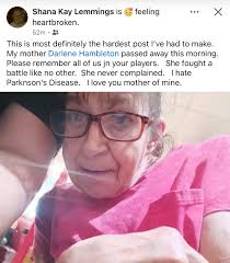 🙏Prayers for her family 🙏