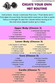 Unlike other common means of exercise, hiit requires a wider range of muscles, consisting of intense effort for a short amount of time, followed by a brief rest period. Creez Votre Propre Routine Hiit In 2020 Hiit Workout At Home Workout Plan Hitt Workout