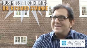 Outside with Economics & Business Faculty & Staff