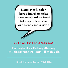Menafikan hak lelaki untuk mengamalkan poligami tetapi ia perlu mematuhi. Telenisa Poligami Di Malaysia Telenisa Mengambil Berat Facebook