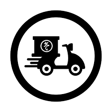 ¡te la llevamos donde estés! Food Delivery Logo Sushi Delivery Food Delivery Packaging