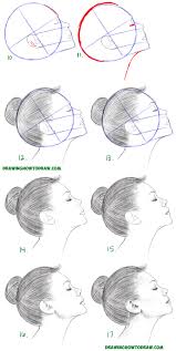 Side view face planes study. How To Draw A Face From The Side Profile View Female Girl Woman Easy Step By Step Drawing Tutorial For Beginners How To Draw Step By Step Drawing Tutorials
