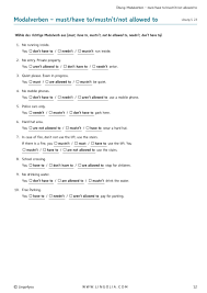 Maybe you would like to learn more about one of these? Modalverben Modal Verbs Lingolia Shop