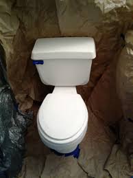 Painted on a custom toilet especially for yachts. Painted Toilet How To Paint Your Toilet With Spray Paint