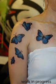 70 Magnificent Shoulder Tattoo Designs Butterfly Tattoo On Shoulder Butterfly Tattoos On Arm Blue Butterfly Tattoo