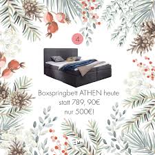Winterzeit Ist Kuschelzeit Nur Noch Heute Im Angebot Adventskalender Bett Mobel Interiordesign Massivmoebel24 Boxspringbett Bett Winterzeit