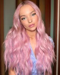 Cherry Blossom Hues For Day 1 In Japan With Dovecameron Hairbyruslan X Makeupbymelhernandez The Bubblegum Pink Hair Hair Color Pink Light Pink Hair
