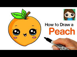 Follow along to learn how to draw this family of cute, cartoon cactus step by step, easy. How To Draw A Peach Easy Sartoon Sute Step By Step