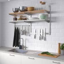 Ikea rolled out a new kitchen line in 2015. Food Kitchen Storage Equipment Ikea Kungsfors Series Kitchen Wall Organiser Grid Hook Hanging Rails New Home Furniture Diy Goldenvillainn Com