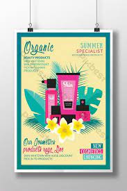 Poster Promosi Produk Kosmetik Organik Templat Psd Unduhan Gratis - Pikbest In 2021 Poster Template Design Cute Tumblr Wallpaper Poster Design