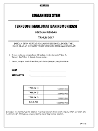 Soalan Kuiz Stem Set 2 Pdf