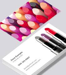 makeup artist business cards modern