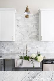 Our 40 favorite white kitchens kitchen ideas design with. How To Care For Marble Countertops Maison De Pax