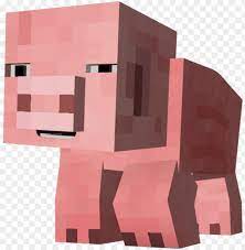 Peppa pig with bigger and better eyes. Minecraft Pig Png Minecraft Animated Pig Png Image With Transparent Background Toppng