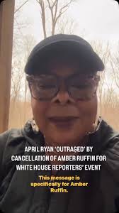 😡😡😡, Repost: @adr1600 , Journalist April Ryan (@adr1600) says she is  outraged that the White House Correspondents’ Association abruptly canceled  comedian Amber Ruffin (@amberruffin) as the headliner ...