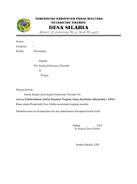 Semoga dengan adanya artikel ini bisa membantu dan bermanfaat untuk semuanya. Surat Balasan Desa