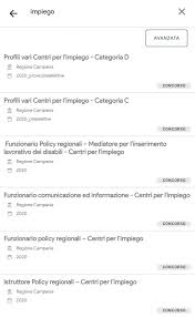 L'assunzione a tempo indeterminato, presso la regione campania e gli enti locali della regione, di n. Concorso Centri Per L Impiego Regione Campania 110 Posti Disponibili