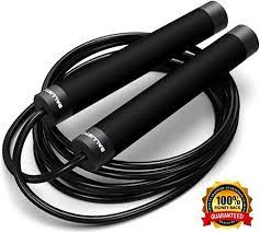 Amazon Com Ballistyx Jump Rope Premium Speed Jump Rope With 360 Degree Spin Steel Handles Silicone Grips And 2 X Jump Rope Weighted Jump Rope Speed Rope