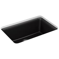 Maybe you would like to learn more about one of these? Kohler K 28000 Cm1 Matte Black Cairn 27 1 2 Undermount Single Basin Composite Kitchen Sink Faucetdirect Com