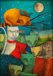 Choose among our pillowcase selection rosina wachtmeister design by efia. Artodyssey Carlos C Lainez Cat Art Cat Painting Art