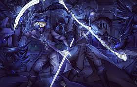 Maybe you would like to learn more about one of these? Wallpaper Birds Sword Hat Mask Art Crows Cloak Hunter Bloodborne Coma Raven Images For Desktop Section Igry Download