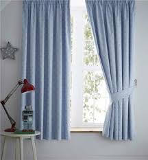 Baby Blue Curtains Total Blackout For Nursery Or Childrens Bedroom Windows