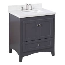 Stain or just imagine it painted the original vanity i designed for her was a looooong time in the making. Abbey 30 Shaker Style Bathroom Vanity With Quartz Top Kitchenbathcollection