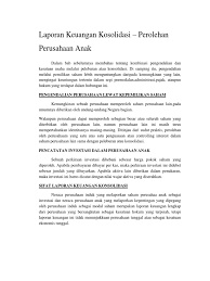 Contoh soal dan jawaban akuntansi keuangan lanjutan 2 konsolidasi. Laporan Keuangan Konsolidasi Pdf