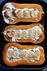 Butternut Farcie Lardons Et Chevre Recette Facile Recette Recettes De Cuisine Cuisine Recette