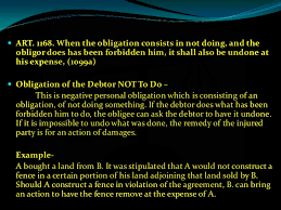 A simple promissory note to pay certain amount within a certain period is an example of a pure obligation. Jojo Obligation And Contracts Ppt