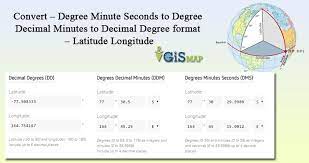 Converting decimal degrees to degrees/minutes/seconds. Convert Degree Minute Seconds To Degree Decimal Minutes To Decimal Degree Format Latitude Longitude
