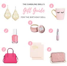 Find thoughtful birthday gift ideas such as trivia cards for kids, adventure gifts, 1 acre of land on the moon, personalized beer growler. Gift Guide For The Birthday Doll Lifestyle Blogger The Caroline Doll The Caroline Doll Blog
