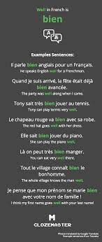 Is the french imparfait of the verb 'manger' mangions or mangeions? How To Say Well In French Clozemaster