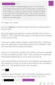 Losing Weight On Adderall Fatlogic