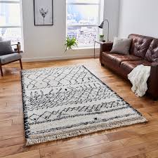 With its geometric print, dark and moody contemporary rugs moroccan style grey moroccan rug interior design styles loft interiors. Grey Moroccan Rugs Free Uk Delivery Rugs Direct