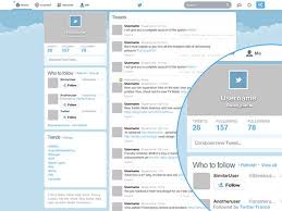 Twitter Gui Redesigned Psd In 2020 Web Design User Interface Psd Website Menu
