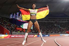 She represents the club lg kurpfalz. Malaika Mihambo Proud And Speechless After Unexpected World Title Leap Aips Media