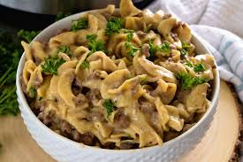Of course since the turkey was pressure cooked it doesn't i just made this recipe in an 8 at instant pot for an 8.4 lb turkey. Instant Pot Pressure Cooker Hamburger Stroganoff Julie S Eats Treats