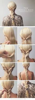cheat the fishtail braid with this alternative fish tail braid long hair styles hair styles