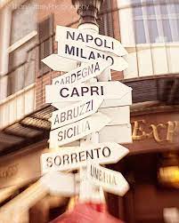 Italy City Signs Photograph Street Signs Boston Photography Etsy Italy Photography Italy City Sign