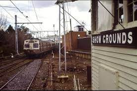 A Hitachi Train Runs A Flemington Racecourse Special Service In The 1980s Flemington Racecourse New South Wales Western Australia